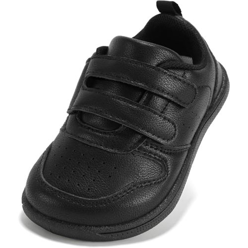 STQ Toddler Wide Toe Box Barefoot Shoes Boys Girls Kids Sneakers Non Slip Lightweight Zero Drop Comfortable Tennis Walking Running School Athletic Casual Indoor Outdoor