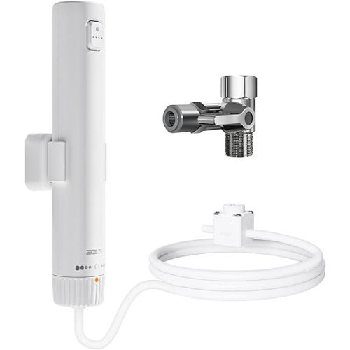 Handheld Bidet Sprayer for Toilet – Adjustable Spray Water Flow with 55 inch Soft Hose, Hygiene Attachment Leak-Proof Jet Spray for Feminine Wash & Muslim Shower