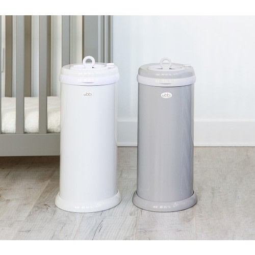 Ubbi Diaper Pails, White - White