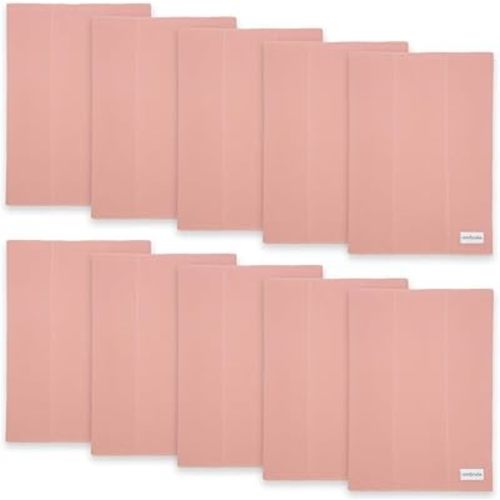 Burp Cloths Set (Pack of 10) - Bold Blush