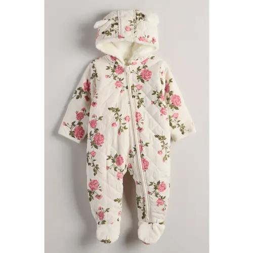 Hooded Quilted Fleece Lined Bunting