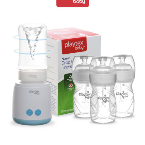 Playtex Vortex Rechargeable Bottle Warmer – Fast, Even Heating with Bu – PlaytexBaby
