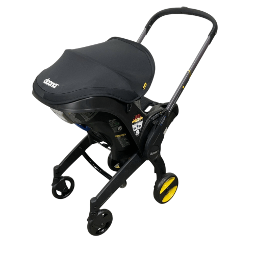 Doona Infant Car Seat & Stroller Combo, 2024, Nitro black