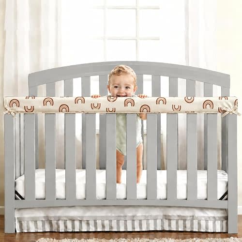 Tollder RailGuard Teething Cover- CPC Certified, CPSC Tested (3pc-Khaki)