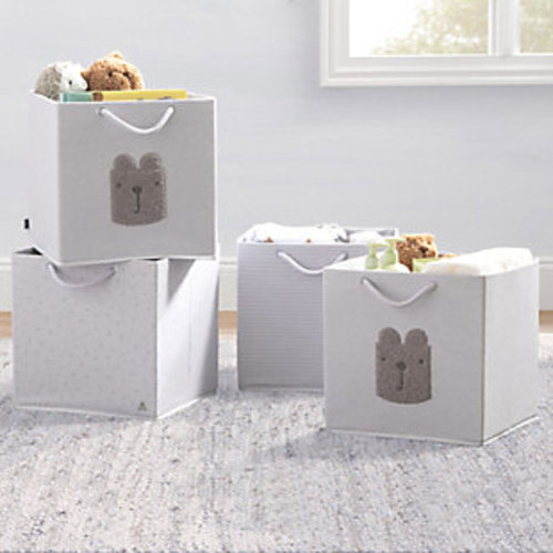 babyGap by Delta Children 4-Pack Brannan Bear Storage Bins