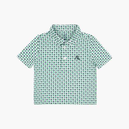 The Lil' Notre Dame Fighting Irish™ | Collegiate Polo | The Notre Dame Fighting Irish™ - White/Irish Green