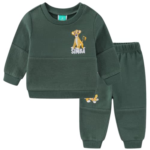 Disney Lion King Simba Baby Boys Pullover Sweatshirt and Fleece Pants Set for Newborn Infants