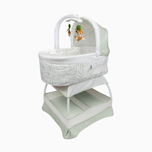 Sweetli Calm Bassinet - Sage Fern Leaves