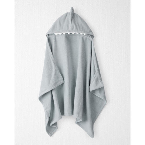 Toddler Organic Terry Cotton Shark Towel - Little Planet | Carter's