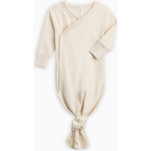 Organic Indy Kimono Gown, 0-3M