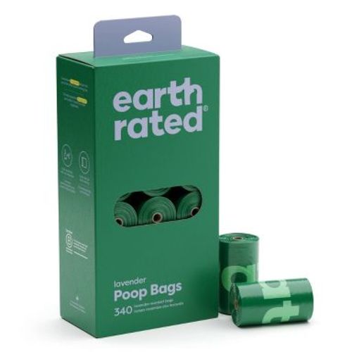 Earth Rated Leak-Proof Dog Poop Bags Value Pack - Lavender Scent - 340 Bags/17 Rolls