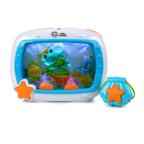 Baby Einstein Sea Dreams Soother Musical Crib Toy and Sound Machine, Newborn and up