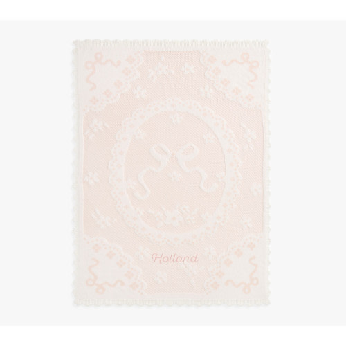 LoveShackFancy Garden Rose Pointelle Baby Blanket