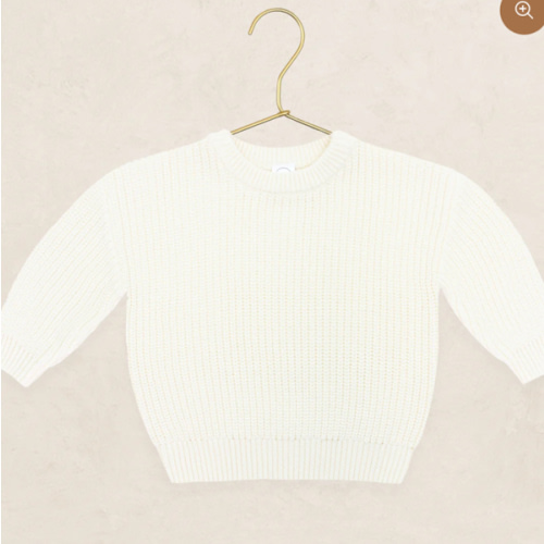 Knit Chunky Sweater - Ivory