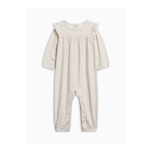 Organic Jine Ruffle Sleeve Romper