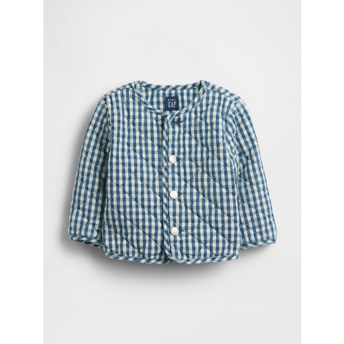 Baby Quilted Gingham Jacket