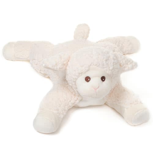 Bearington Collection Baa Stuffed Animal Lamb, 12" Creamy White Baby Lamb Plush - Sheep Stuffed Animal - Sheep Toy