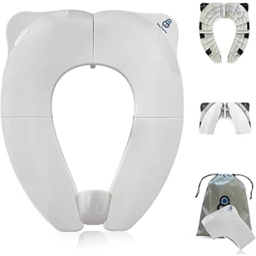 Baby Proof Me Potty Training Seat Travel – Foldable Potty Training Seat Cover for Toddlers, Portable, Travel Potty Seat, Folding Toilet Seat for Kids, and Toddler Toilet Seat Cover