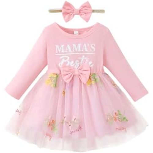 Baby Girl Dress Newborn Toddler Girl Fall Winter Dress Tutu Tulle Dresses for Girls