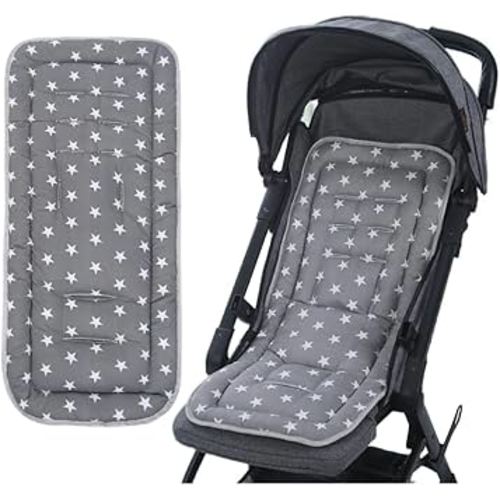 Baby Stroller Seat Liner Kids Pushchair Seat Cushion Mat Universal Breathable Stroller Liner Insert Stroller Cushion Pad Thick Cotton Stroller Liner Seat Pad Cover for Car