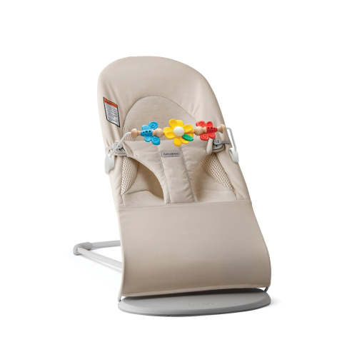 BabyBjörn - Baby Bouncer with Toy Bar - Beige - REBEL