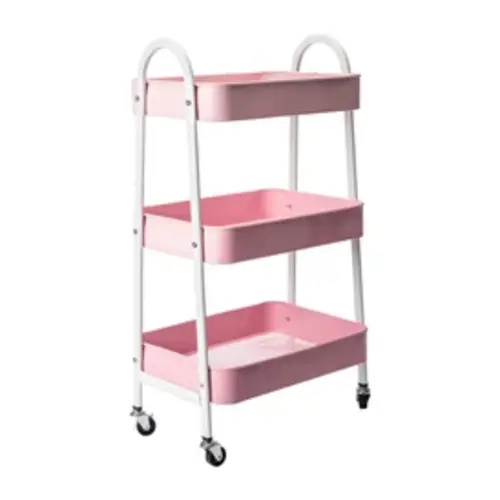 3-Tier Metal Rolling Cart | Five Below