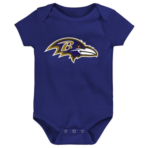 Baltimore Ravens Outerstuff Purple Primary Logo Onesie (Size 0-3)