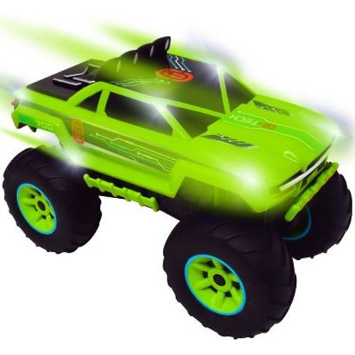Maxx Action Monster Truck Motorized Off Road Toy Vehicle - Green: Plastic Creativity Toy for Kids, Battery Powered
