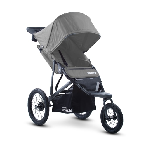 Zoom 360 Ultralight Lightweight Performance Jogging Single Stroller - Charcoal