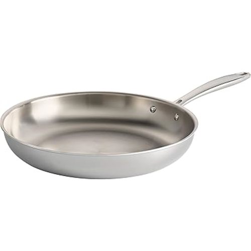 Tramontina Signature Tri-Ply Clad Stainless Steel 12-Inch Large Frying Pan