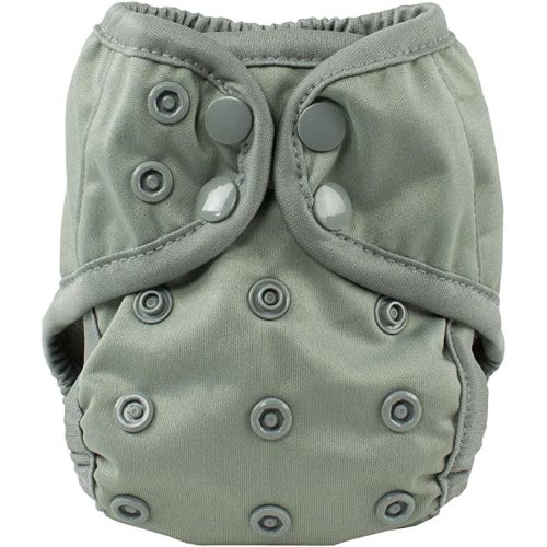 OsoCozy Newborn Reusable Cloth Diaper Covers - Adjustable Snap Fit & Double Leg Gussets for Baby Boys & Girls from 6-12 Pounds. Use with Prefold, Flat or Fitted Cloth Diapers or Snap-in Inserts