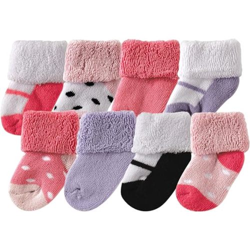 Luvable Friends Baby Newborn and Baby Terry Socks