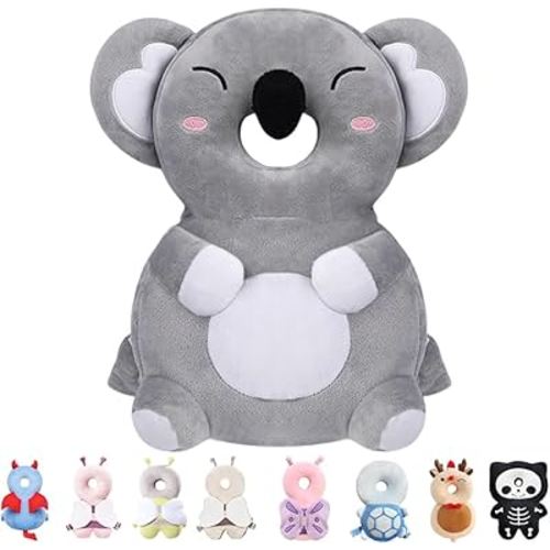 Baby Head Protector Backpack for Falling Crawling and Walking Toddler Essentials Harness Infant Koala Toys Helmets Baby Essentials Must Have 0.5-2 Years