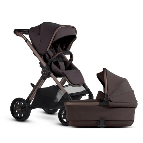 Silver Cross Reef 2 Multi-terrain Modular Stroller + Bassinet Bundle 2025 - Ganache | Traveling Tikes