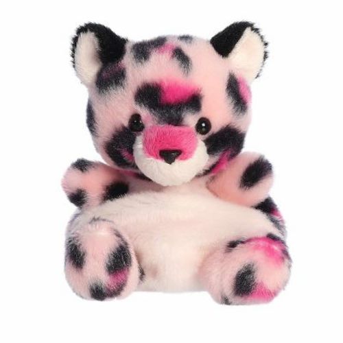 Aurora Mini Regina Pink Leopard Palm Pals Adorable Stuffed Animal 5"
