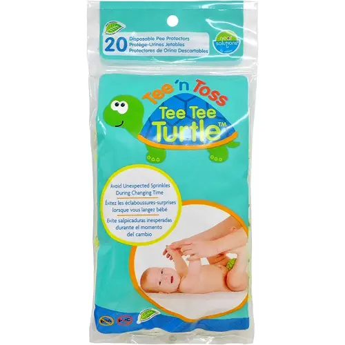Neat Solutions Tee N Toss Turtle, Multi, One Size, 20 Count, 0+ Months