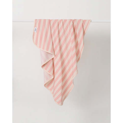 Baby Swaddle - Pink Musk Stripe