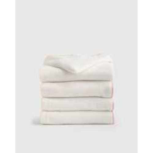 Organic Turkish Cotton Kids Hooded Towel Set 4-Pack in White