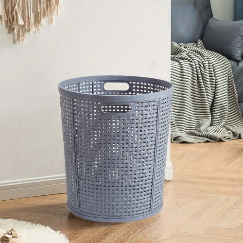 XGFHYJEH Tall Laundry Basket with Handles, Large Woven Clothes Hamper for Baby Kids Nursery, Decorative Storage Container for Bedroom, Entryway, Bathroom