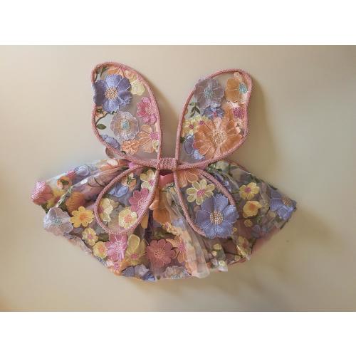 Baby & Child Floral Fairy Wings dress up quality wings handmade lace fairy wings kids parties pretend play 3D floral 1st birthday