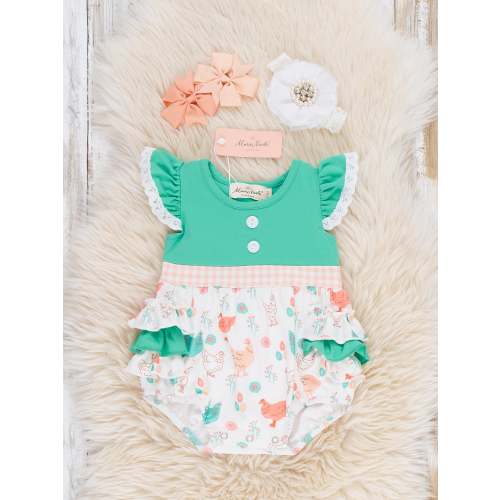 Springtime Coop Ruffle Bubble