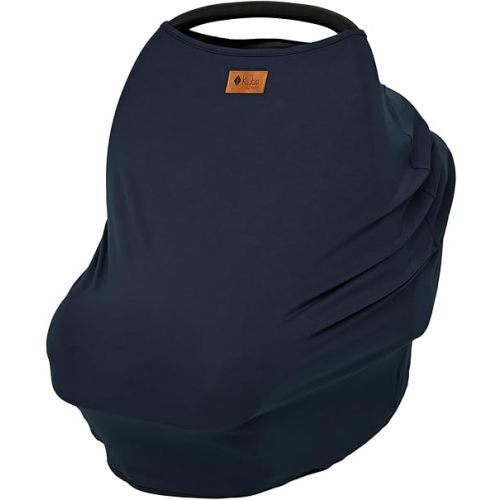 KYTE BABY Unisex Rayon Made from Bamboo Car Seat Cover, Navy