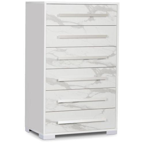 Modena White Drawer Chest