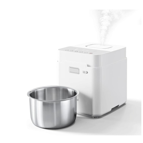 Mifasol Stainless Steel Warm Mist Humidifier, 3.3L/0.87Gal Steam Humidifier Large Room up to 800 sq ft, Easy to Clean Humidifiers for Bedroom Baby Nursery Home Office, White