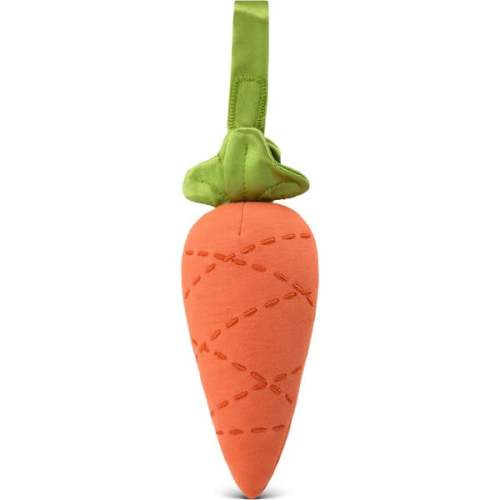 Organic Cotton Fruit & Veggie Stroller Toy, Carrot - Apple Park | Maisonette
