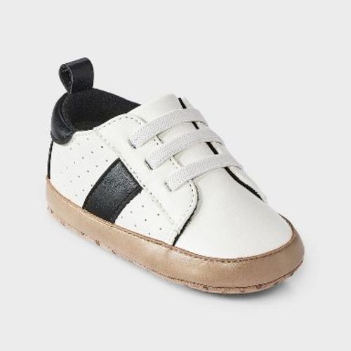 Baby Sneakers - Cloud Island™ White/Black 0-3M