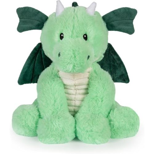 Warm Pals - Heatable Coolable Bedtime Comfort Plushie - Daniel Dragon - 1.5lbs - Cozy Microwavable Lavender Scented Plush Toys - Heated Stuffed Animal