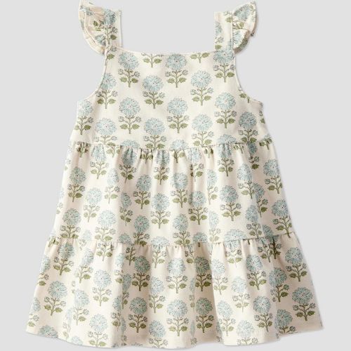 Cotton Floral Print Dress (6mos)
