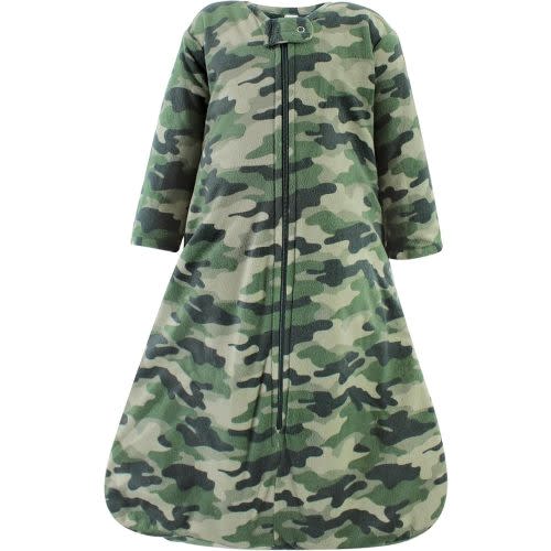 Hudson Baby Unisex Baby Long Sleeve Plush Faux Fur Sleeping Bag, Wearable Blanket