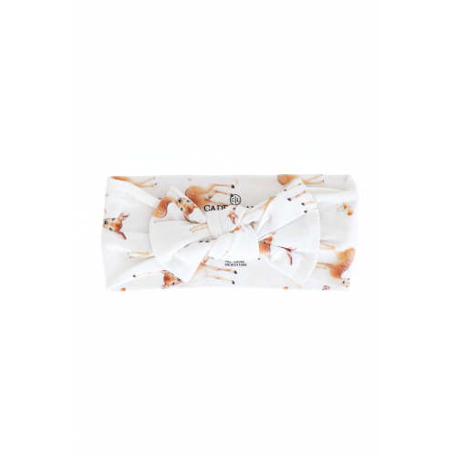 Friendly Fawns Knit Large Bow Headwrap | Caden Lane